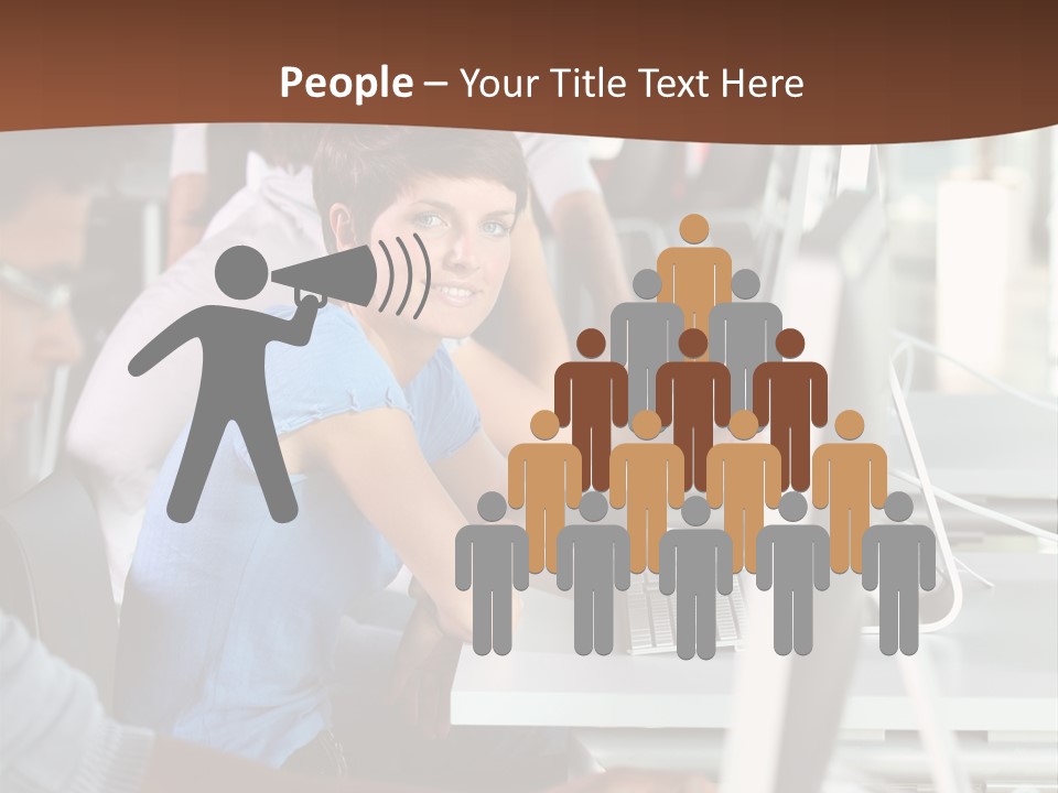 Students Business  People PowerPoint Template