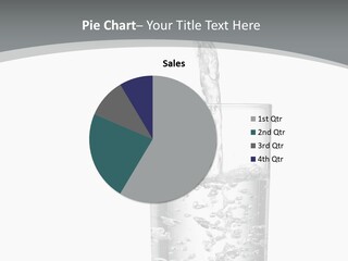 Silver Glass Isolated PowerPoint Template