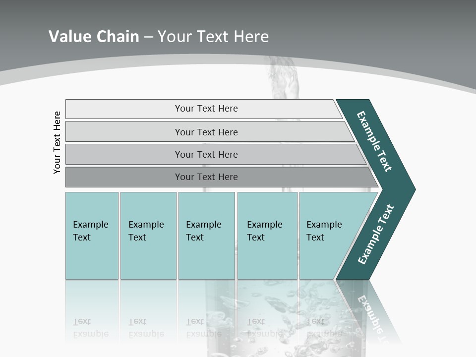 Silver Glass Isolated PowerPoint Template