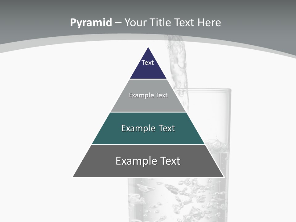 Silver Glass Isolated PowerPoint Template