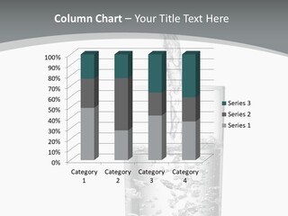 Silver Glass Isolated PowerPoint Template