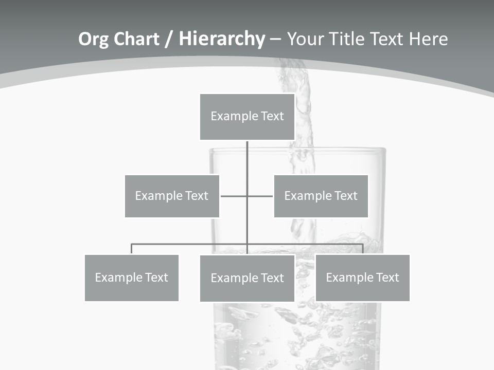 Silver Glass Isolated PowerPoint Template