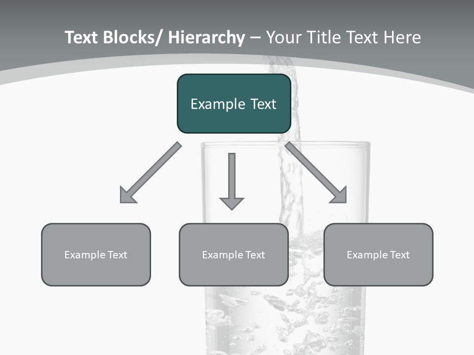 Silver Glass Isolated PowerPoint Template