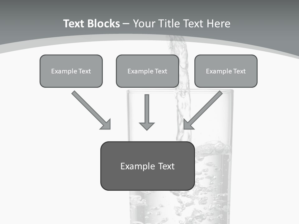 Silver Glass Isolated PowerPoint Template