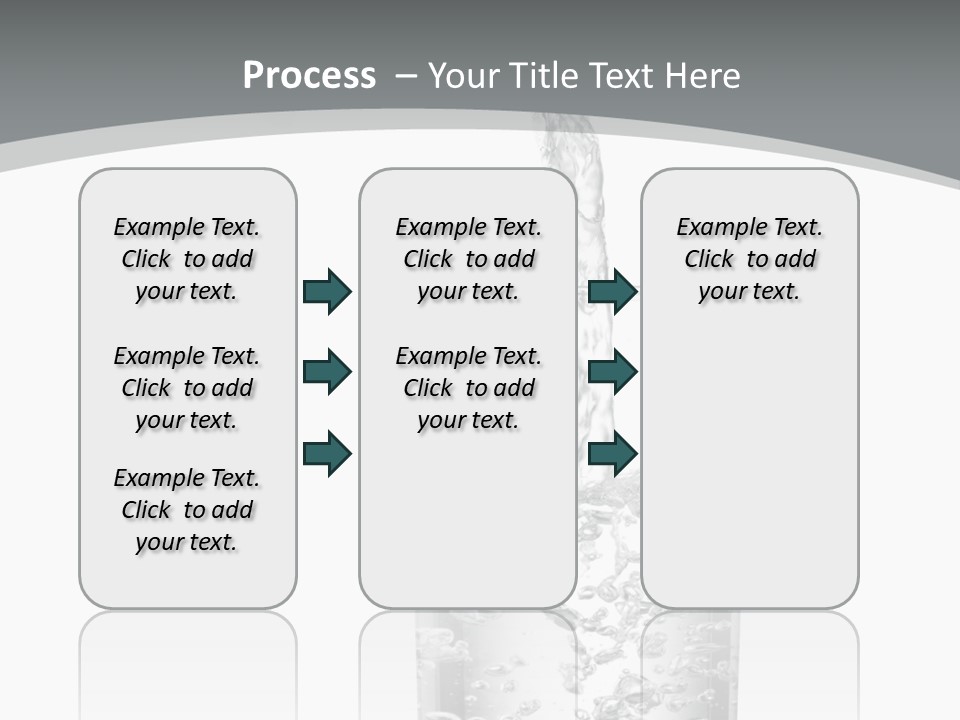 Silver Glass Isolated PowerPoint Template
