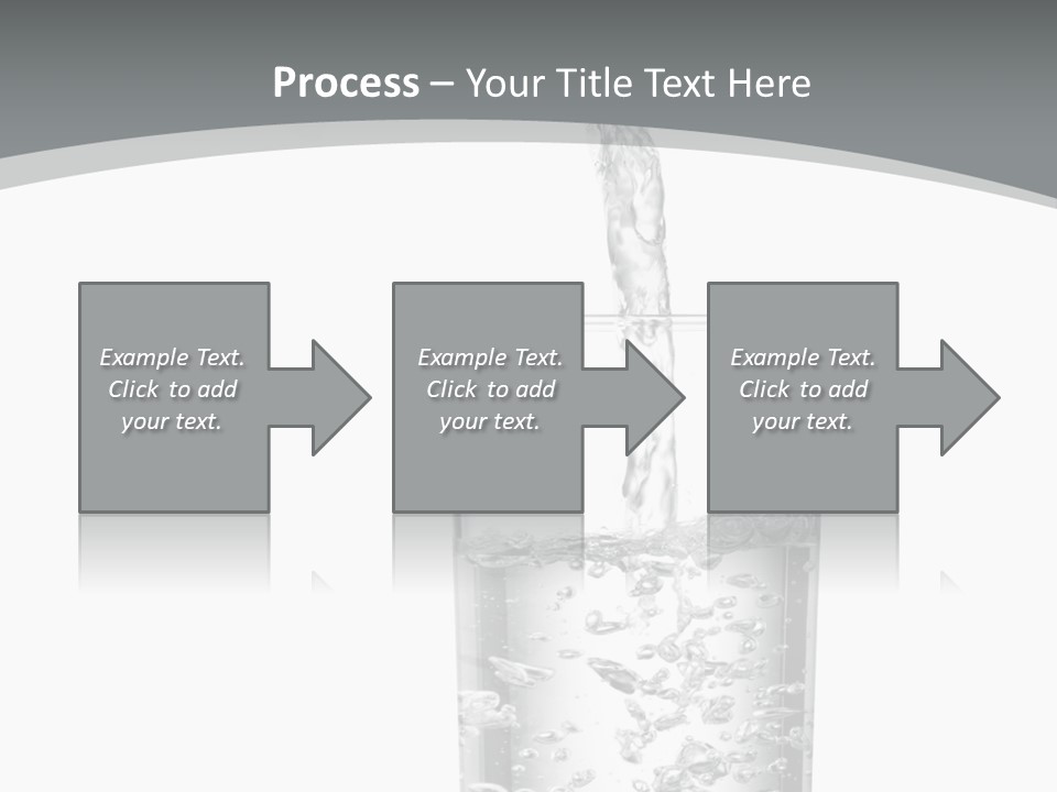 Silver Glass Isolated PowerPoint Template