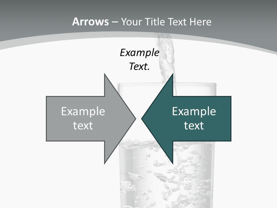 Silver Glass Isolated PowerPoint Template
