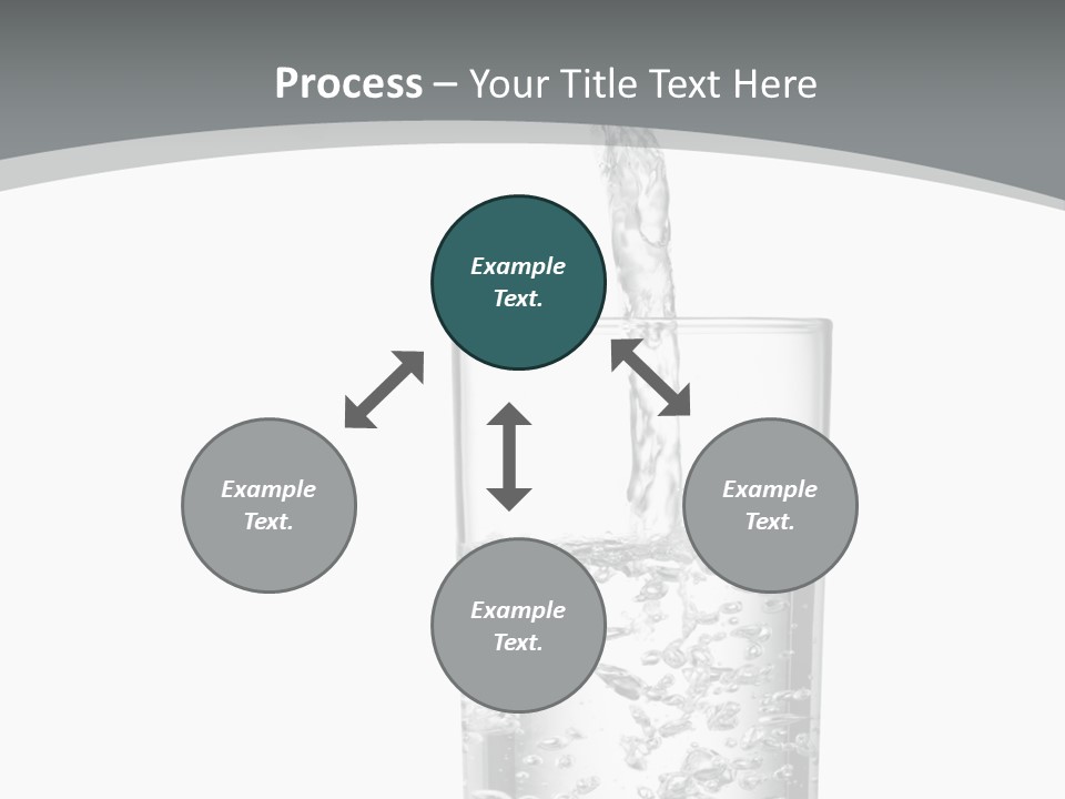 Silver Glass Isolated PowerPoint Template