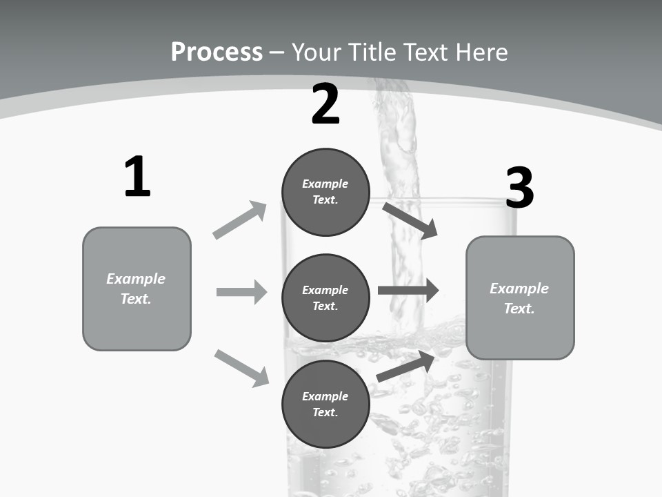 Silver Glass Isolated PowerPoint Template