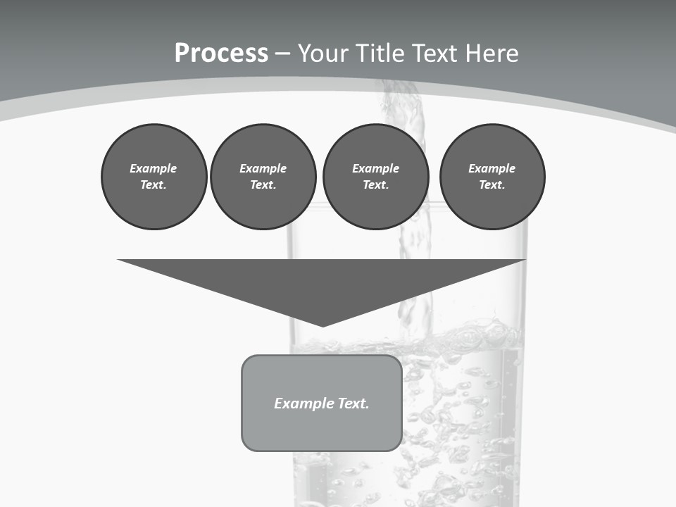 Silver Glass Isolated PowerPoint Template
