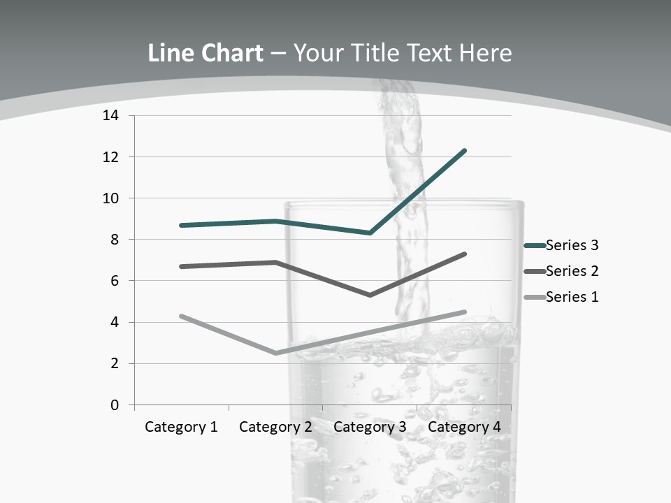 Silver Glass Isolated PowerPoint Template