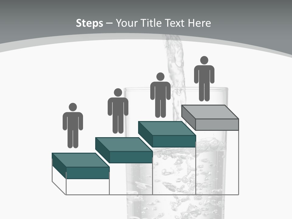 Silver Glass Isolated PowerPoint Template