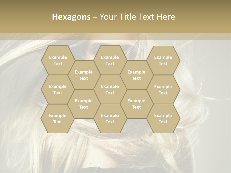 Female Adorable Positive PowerPoint Template