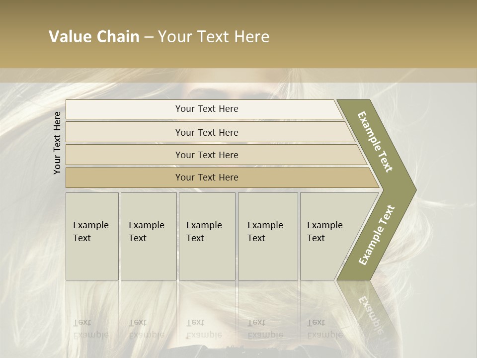 Female Adorable Positive PowerPoint Template