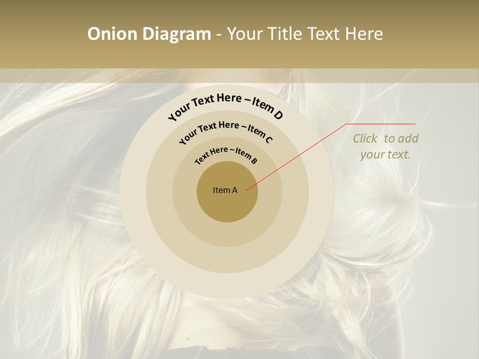 Female Adorable Positive PowerPoint Template