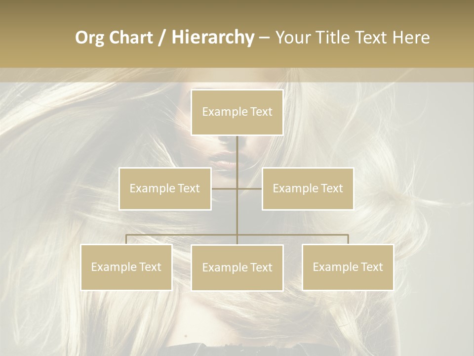 Female Adorable Positive PowerPoint Template