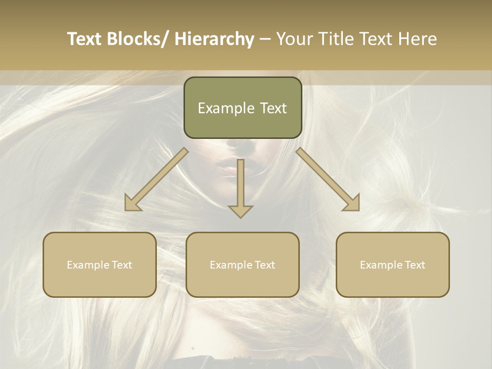 Female Adorable Positive PowerPoint Template