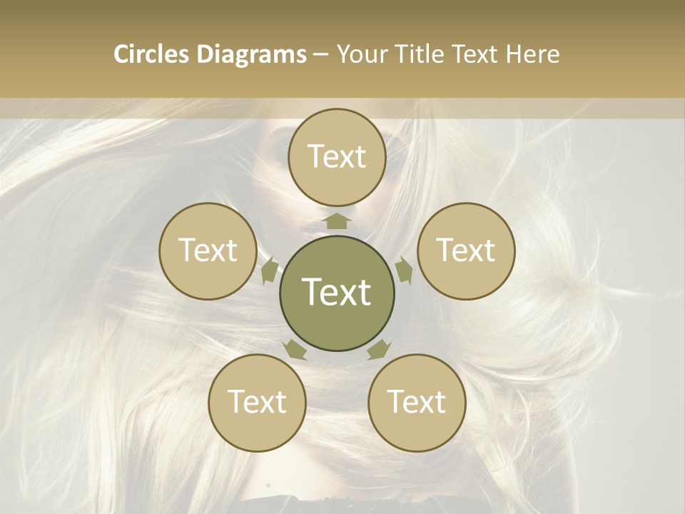 Female Adorable Positive PowerPoint Template