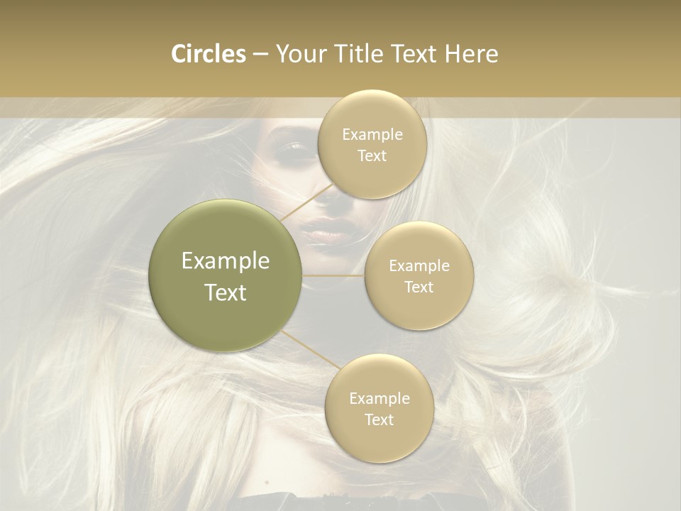 Female Adorable Positive PowerPoint Template