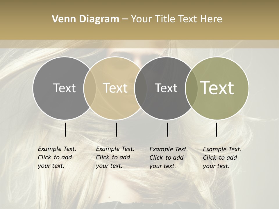 Female Adorable Positive PowerPoint Template