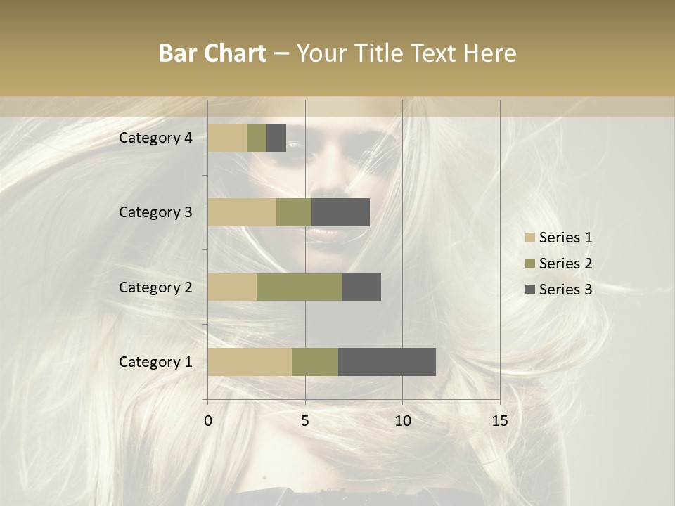 Female Adorable Positive PowerPoint Template