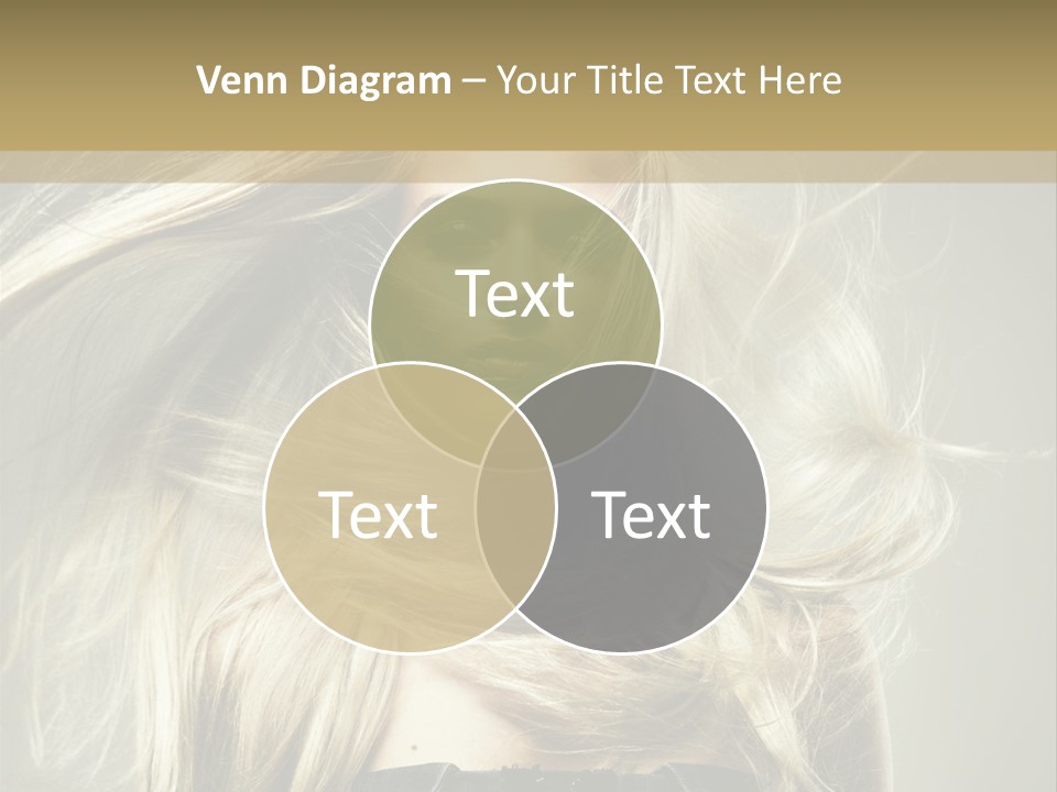 Female Adorable Positive PowerPoint Template