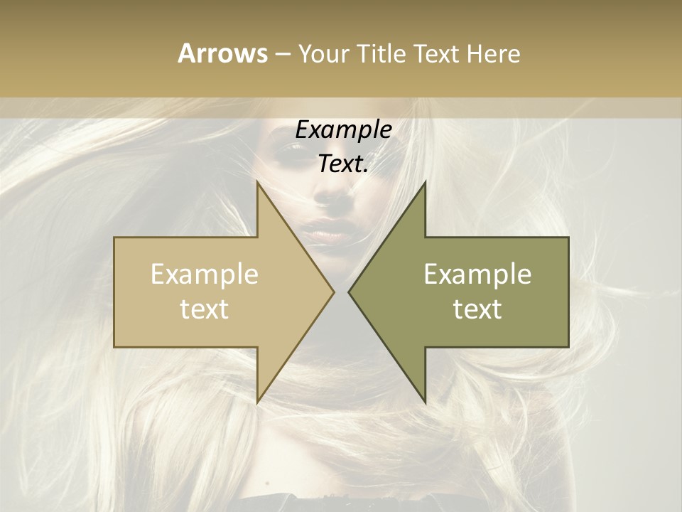 Female Adorable Positive PowerPoint Template