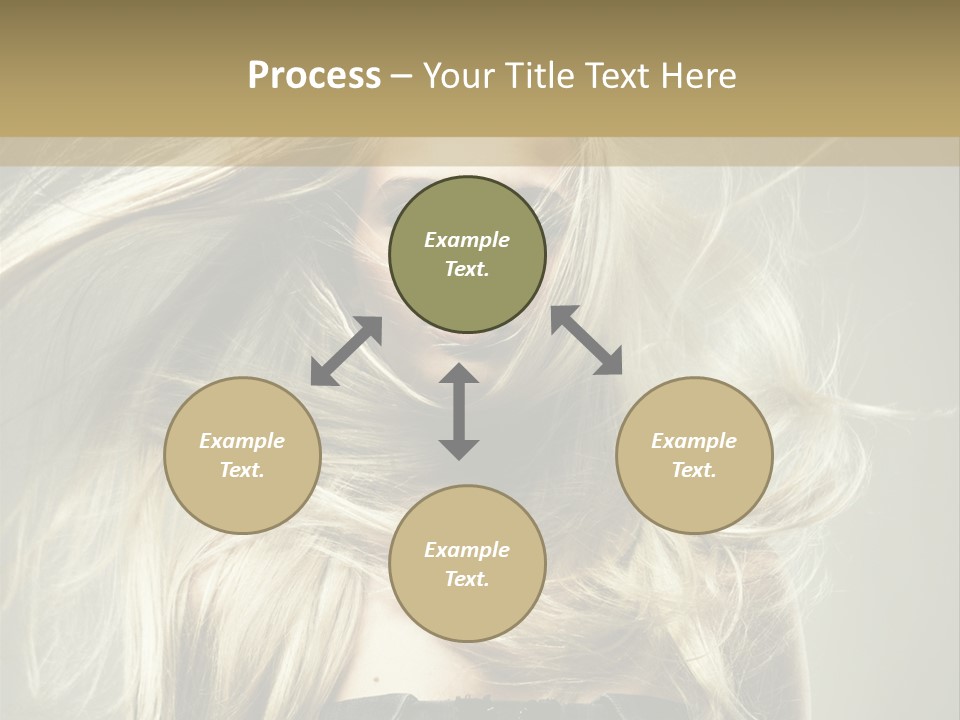 Female Adorable Positive PowerPoint Template