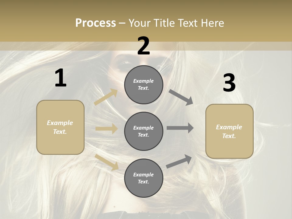 Female Adorable Positive PowerPoint Template