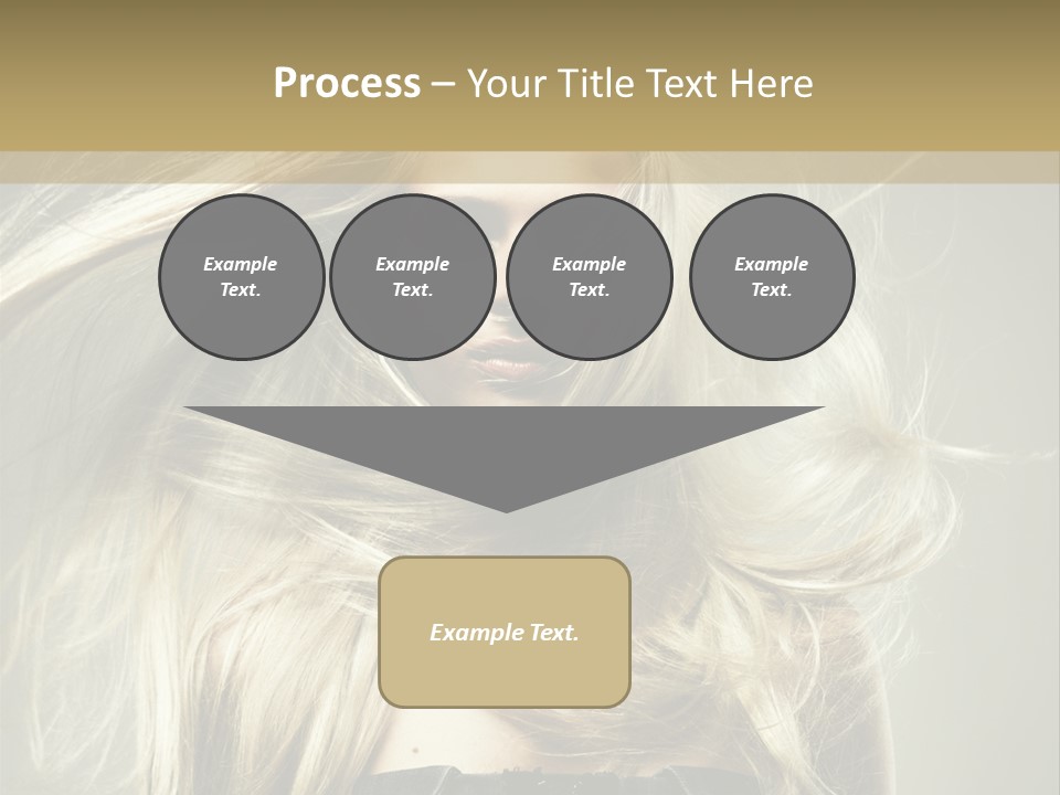 Female Adorable Positive PowerPoint Template