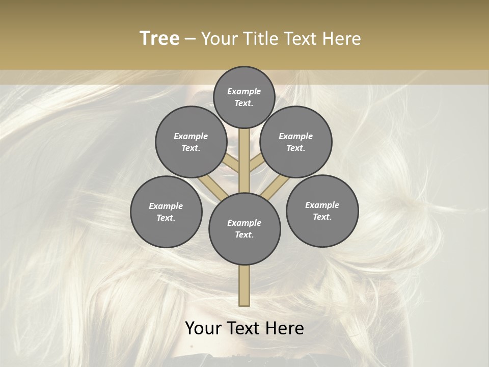 Female Adorable Positive PowerPoint Template