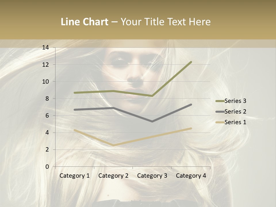 Female Adorable Positive PowerPoint Template