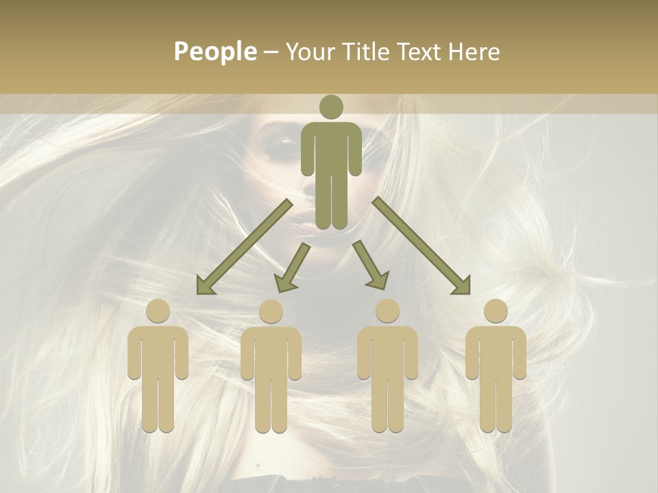 Female Adorable Positive PowerPoint Template