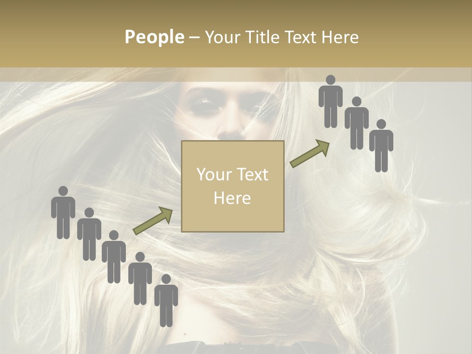 Female Adorable Positive PowerPoint Template