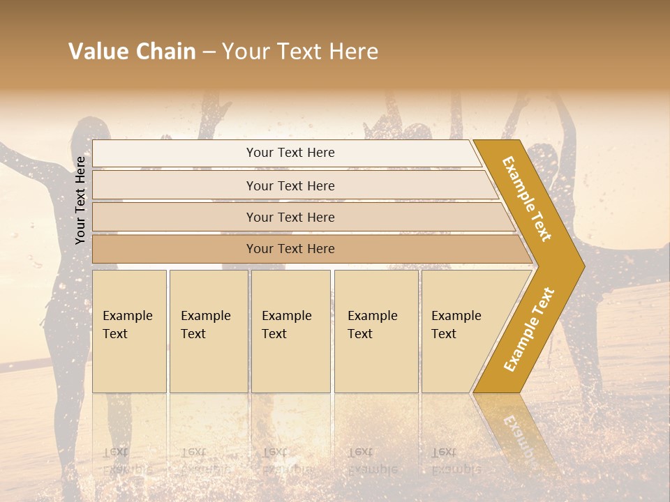 Young Weekend Jumping PowerPoint Template