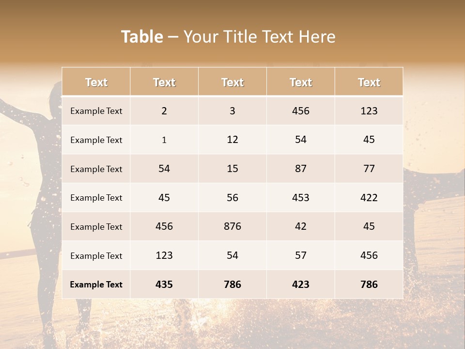 Young Weekend Jumping PowerPoint Template
