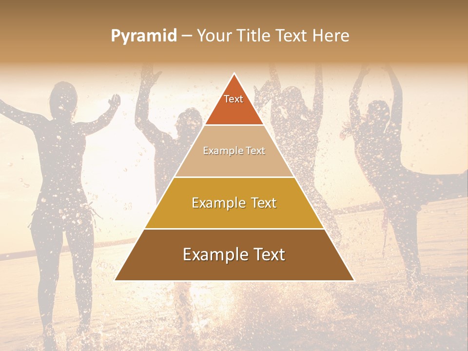 Young Weekend Jumping PowerPoint Template