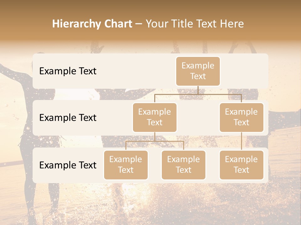 Young Weekend Jumping PowerPoint Template