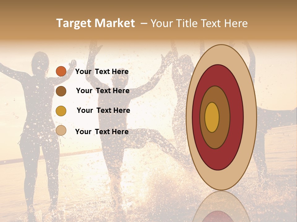 Young Weekend Jumping PowerPoint Template