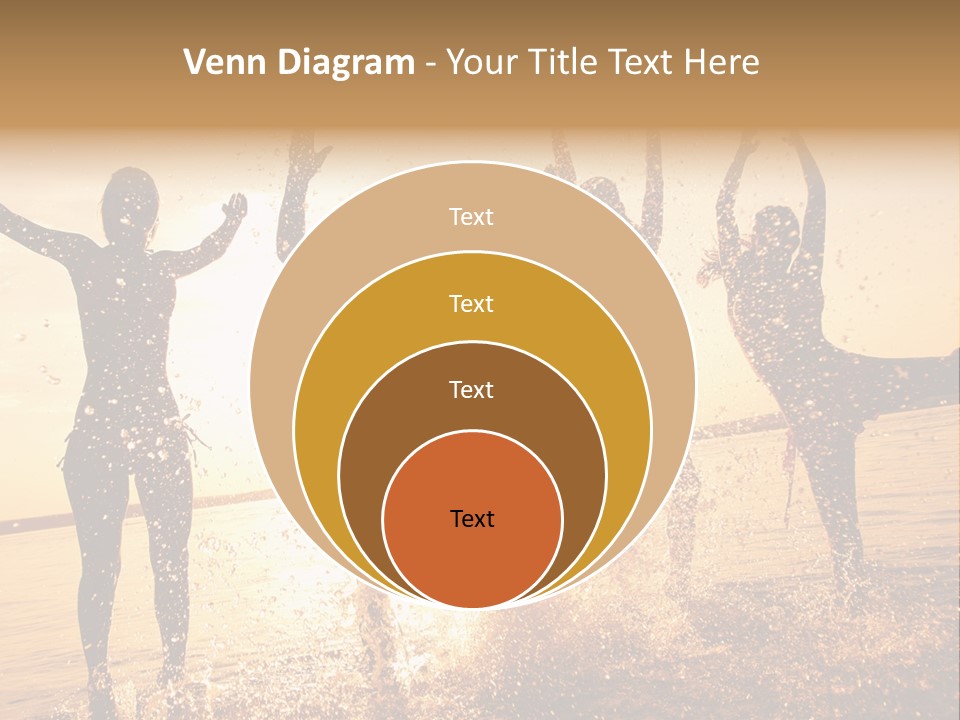 Young Weekend Jumping PowerPoint Template