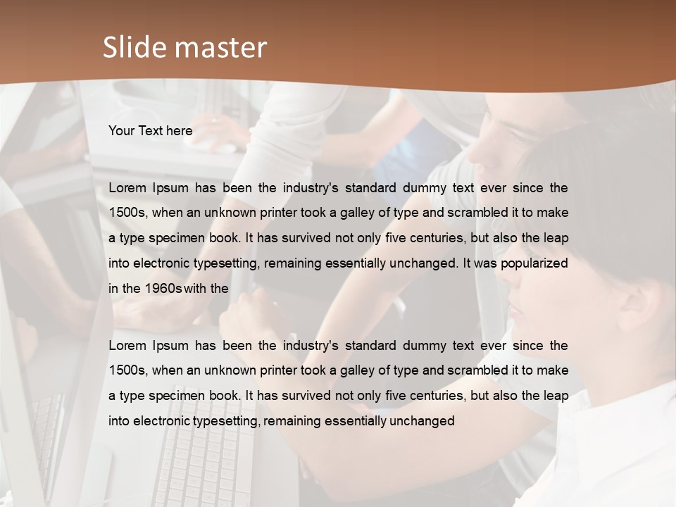 Years African Trainee PowerPoint Template