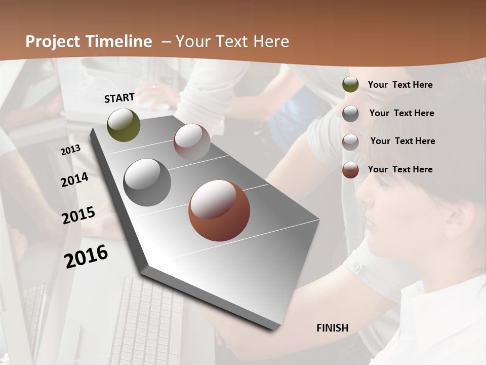 Years African Trainee PowerPoint Template