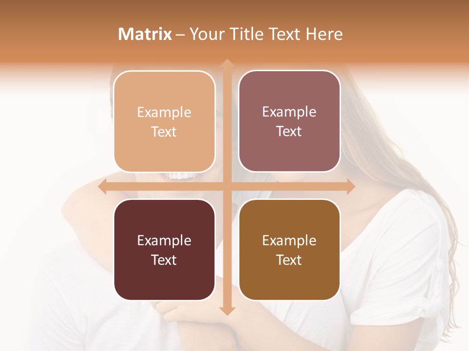 Honeymoon Dating Hug PowerPoint Template