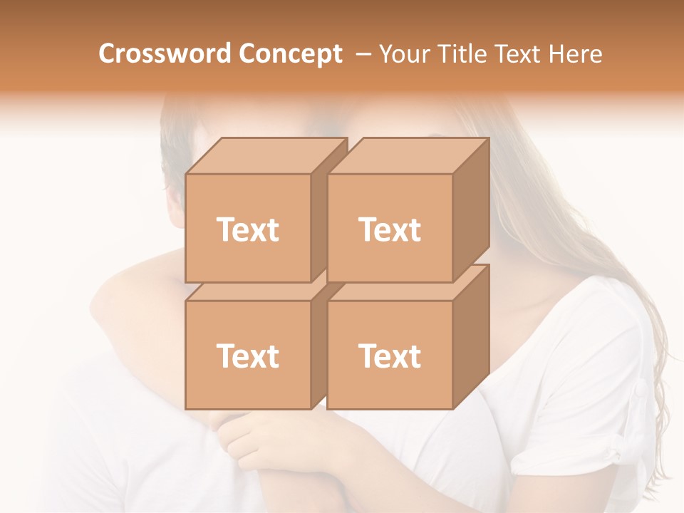 Honeymoon Dating Hug PowerPoint Template