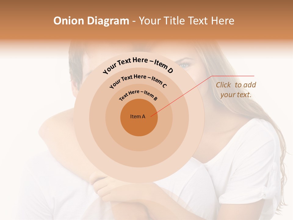 Honeymoon Dating Hug PowerPoint Template