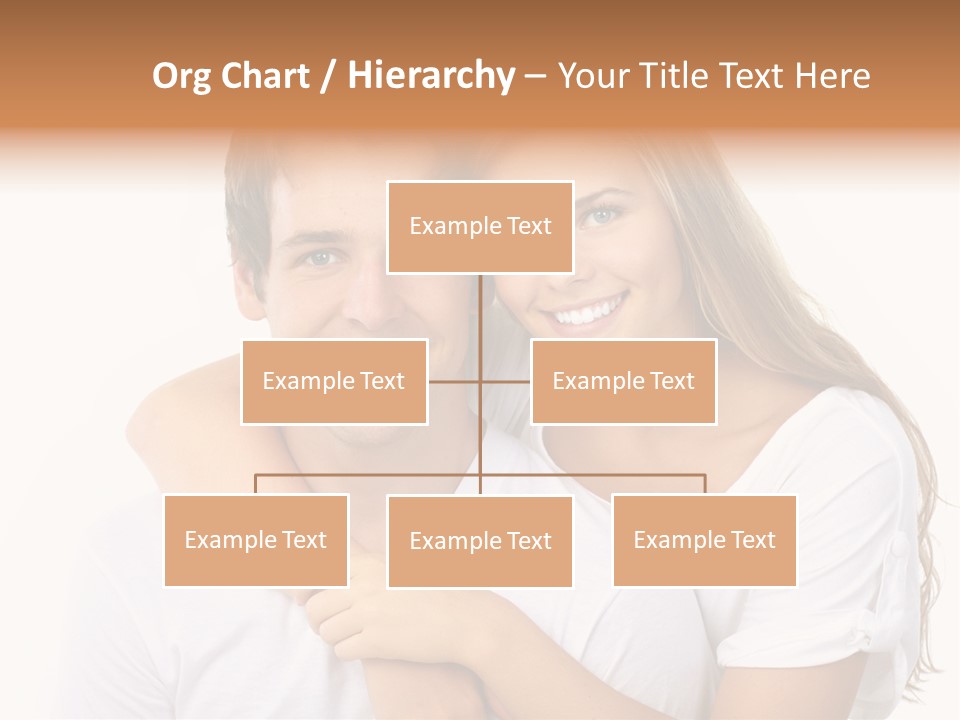 Honeymoon Dating Hug PowerPoint Template