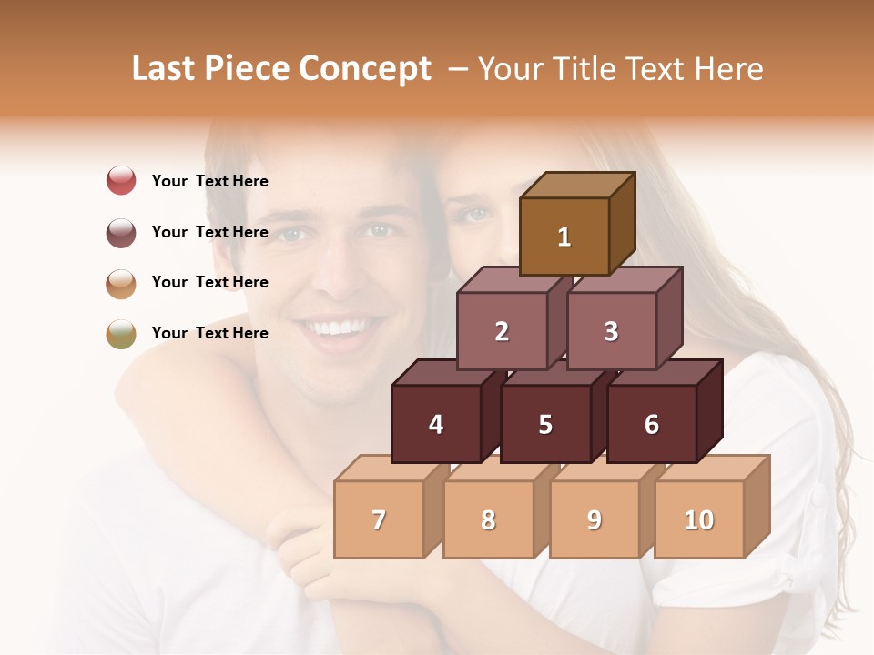 Honeymoon Dating Hug PowerPoint Template