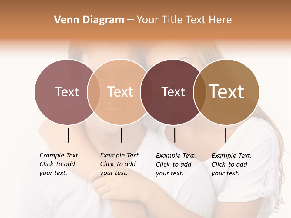 Honeymoon Dating Hug PowerPoint Template