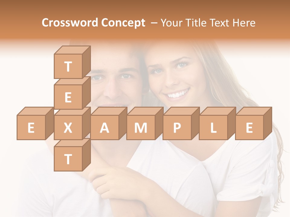 Honeymoon Dating Hug PowerPoint Template