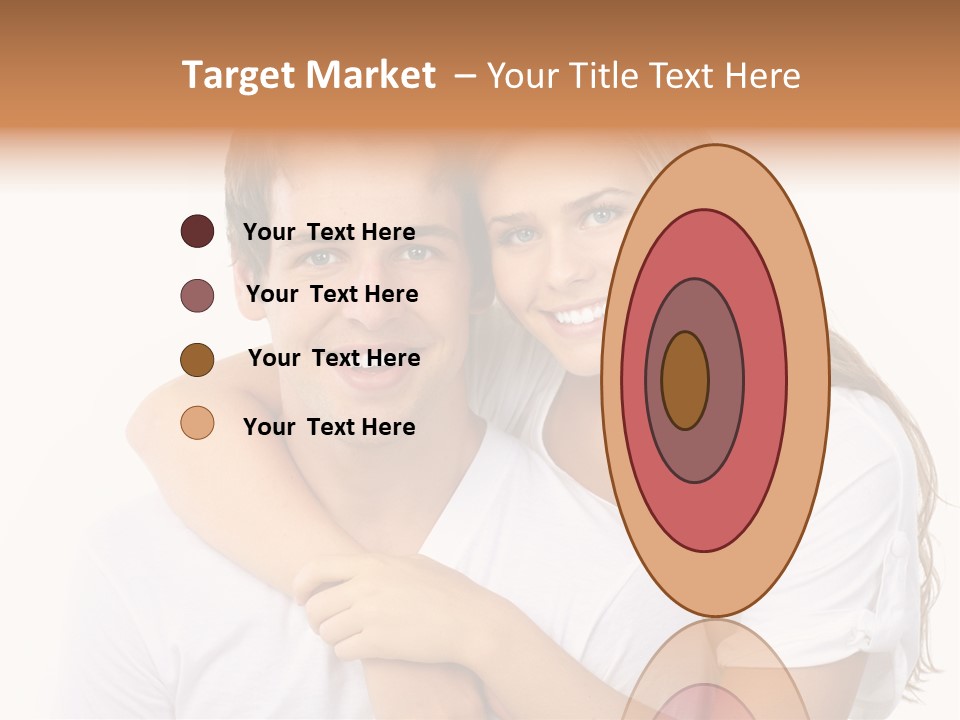 Honeymoon Dating Hug PowerPoint Template